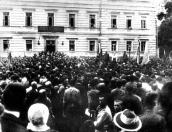 1917 р. Мітинг на вул. Володимирській