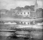 1916 р. (?) Річка на тлі дзвіниці