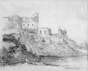 1856 р. Вигляд з боку річки