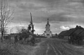 1916 р. Перспектива вулиці з церквою