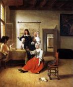 Картина голландца Питера де Хоха…