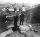 1930-і рр. Вид Подолу із Замкової гори