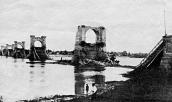 1920 р. Вигляд зруйнованого моста з…