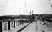 1941 р. Вигляд зруйнованого моста зі…
