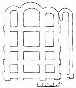 План розкопок храму 1909-1910 р.