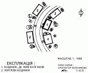 Схематичний план розташування будинку