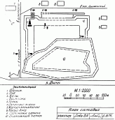 Схематичний генплан розташування фортеці