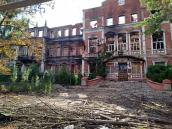 2024 р. Фасад спаленої москалями…