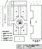 Схематичний план розташування могили