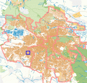 Ситуація вул.Караджича на плані Львова