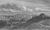 Сер. 19 ст. (?) Панорама міста від замку