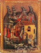 Поклоніння волхвів. Ікона сер. 16 ст.