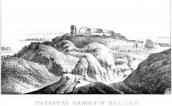 1847 р. Залишки замку в Галичі