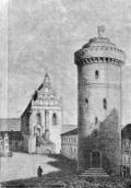 [1899 р.] Костел і башта в замку