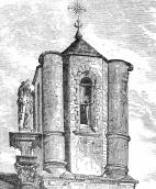 Верх дзвіниці і колони