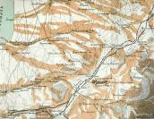 [1913 р.] Картосхема околиць Бахчисарая