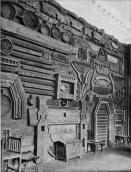 Збірка різьблених деревляних річей в…