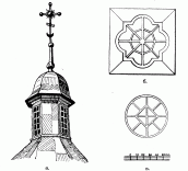 Деталі церкви в с.Гряда: а). Маківка і…
