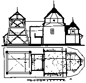 Поздовжній переріз і план