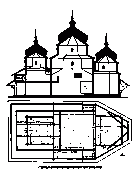 Поздовжній переріз і план