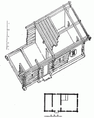 Хата в с. Шишаки, Полтавщина. План та…