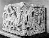 Наріжний камінь з зображенням Сімаргла