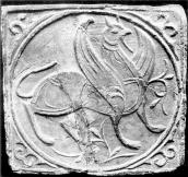 Керамічна плитка з зображенням грифона