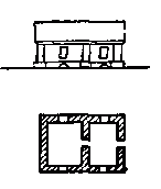 Фасад і план