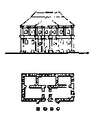 Фасад і план