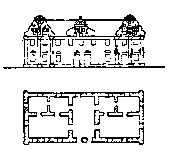 Фасад і план