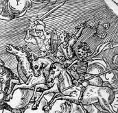 Вершники з мечем, терезами, косою