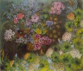 Білокур К.В. Квіти з горіхами