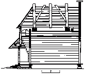 [1976 р.] Переріз ґанку, галереї та…