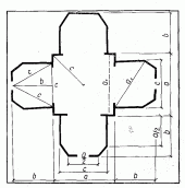 Схема розбивки плану в натурі [с. 36]