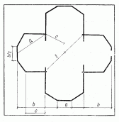 Схема розбивки плану в натурі [с. 72]