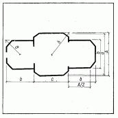 Схема розбивки плану в натурі [с. 230]