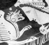 Грифон і жінка