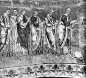 Євхаристія. Мозаїка 12 ст