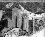 Акафіст богоматері. Фрагмент фрески.…