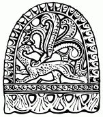 Грифон нападає на пантеру