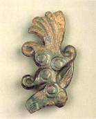 Пластина вуздечки у формі голови оленя