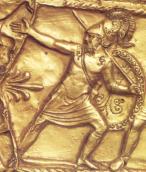 Грек зі списом і щитом