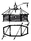 Схема плану і фасаду