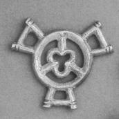 Ажурна трипелюсткова накладка