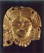 Бляшка у формі жіночої голови