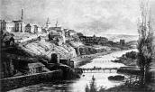 1850-і рр. Вид західної частини міста…
