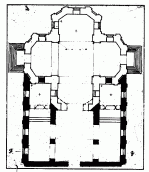 План собору з прибудовами, 1886 р.