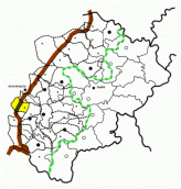 Деканат на карті Перемиської єпархії