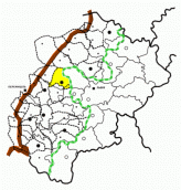 Деканат на карті Перемиської єпархії