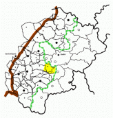 Деканат на карті Перемиської єпархії